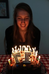 Mel makes a 17th birthday wish.